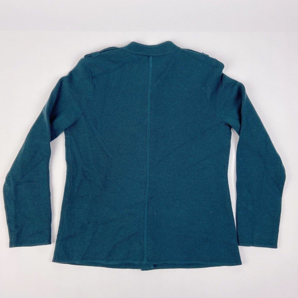 Talbots Merino Wool Button Up Gold Button Jacket … - image 7